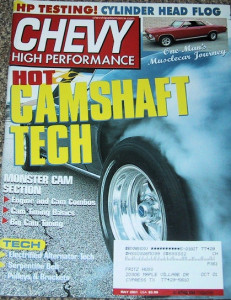 CHEVY HIGH PERFORMANCE 2001 MAY - LINGENFELTER